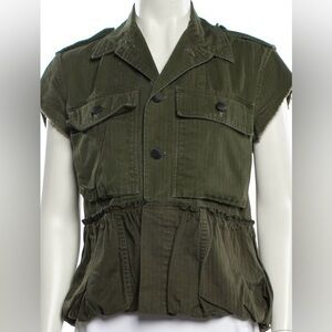 Harvey Faircloth olive Drab Field jacket vest